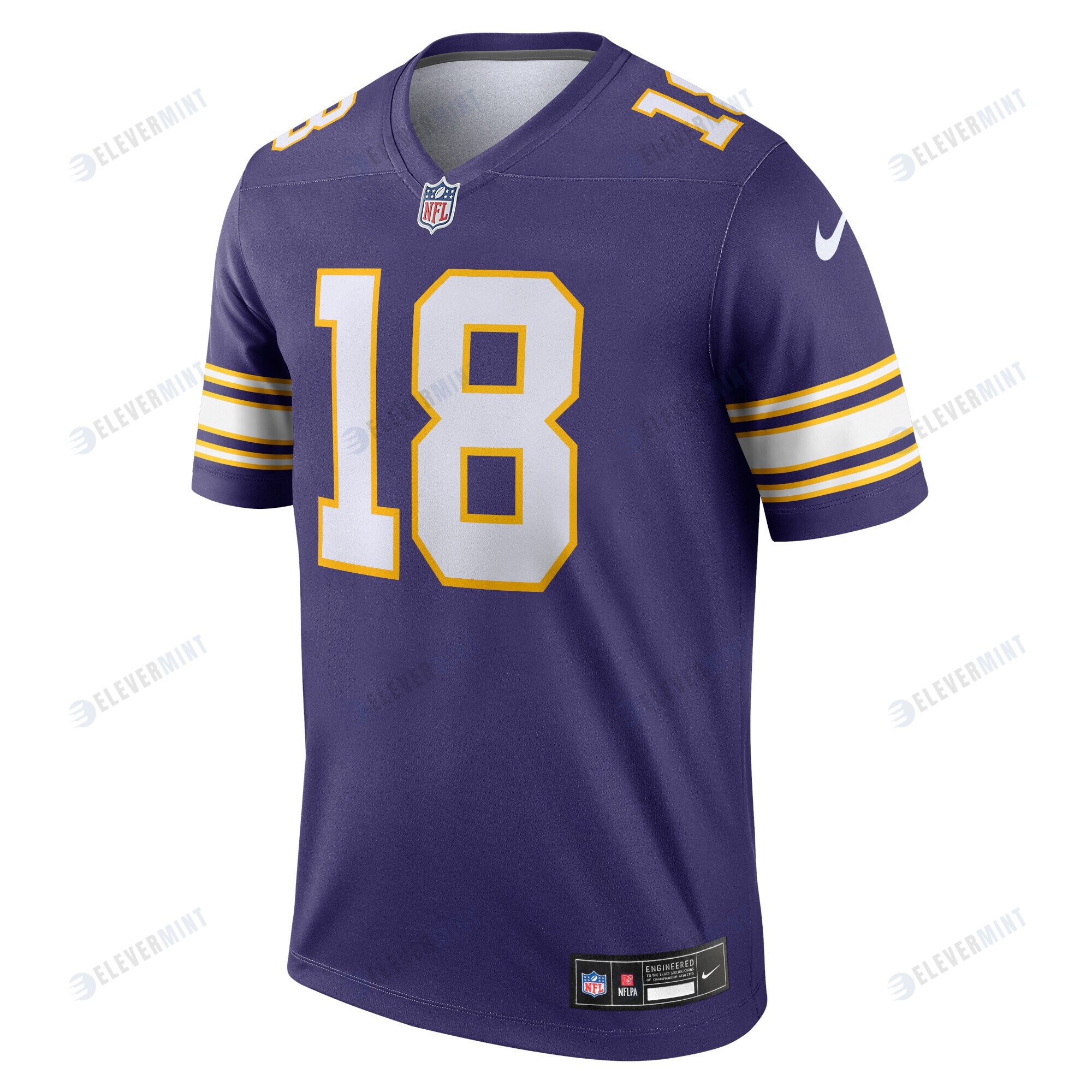 Justin Jefferson 18 Minnesota Vikings Classic Legend Men Jersey - Purple