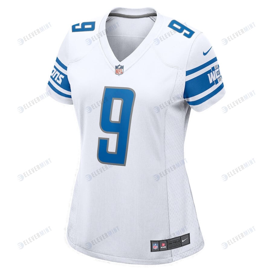 Jameson Williams 9 Detroit Lions Women's Player Game Jersey - White