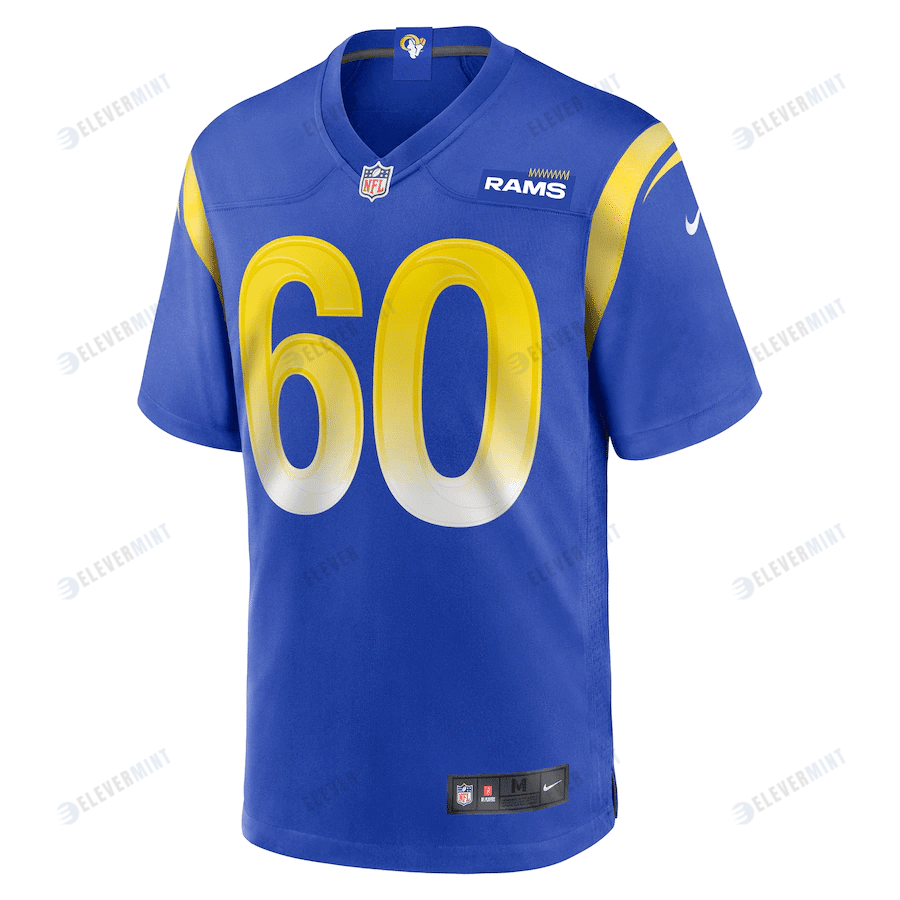 Logan Bruss Los Angeles Rams Game Player Jersey - Royal