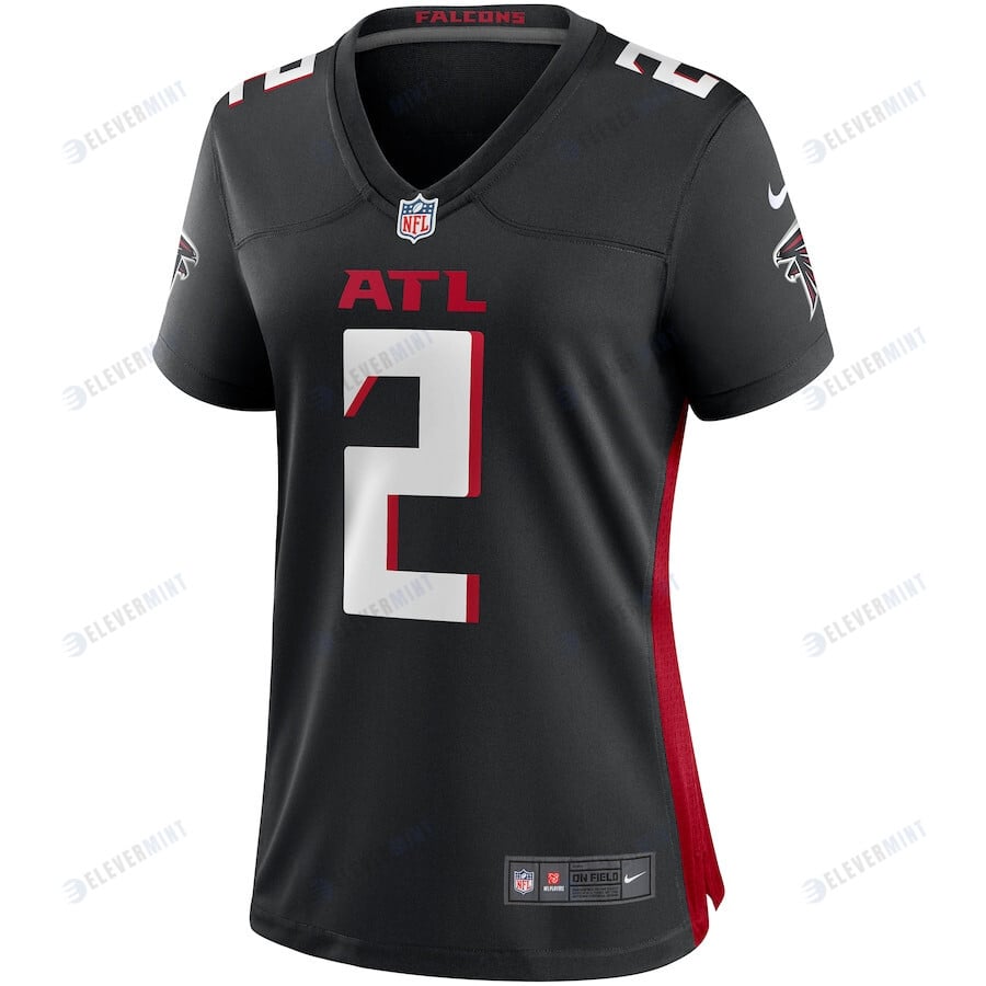 Matt Ryan 2 Atlanta Falcons Women's Game Jersey - Black