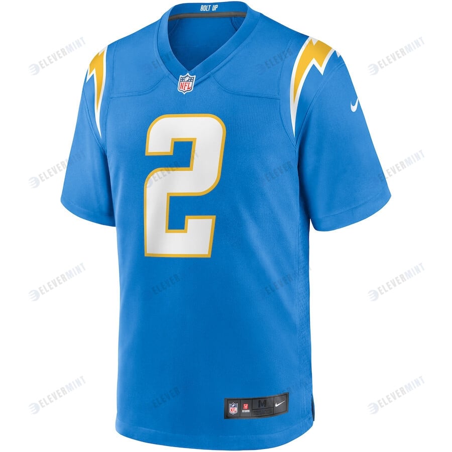 Easton Stick 2 Los Angeles Chargers Game Jersey - Powder Blue