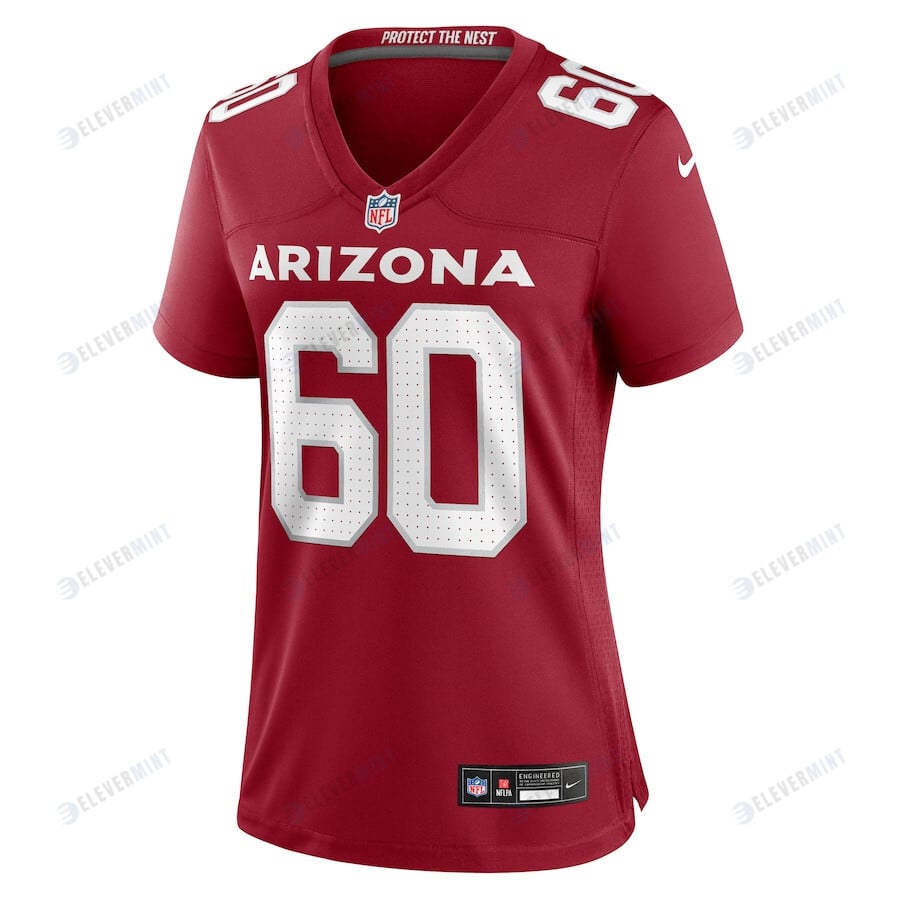 Keith Ismael 60 Arizona Cardinals Women Team Game Jersey - Cardinal