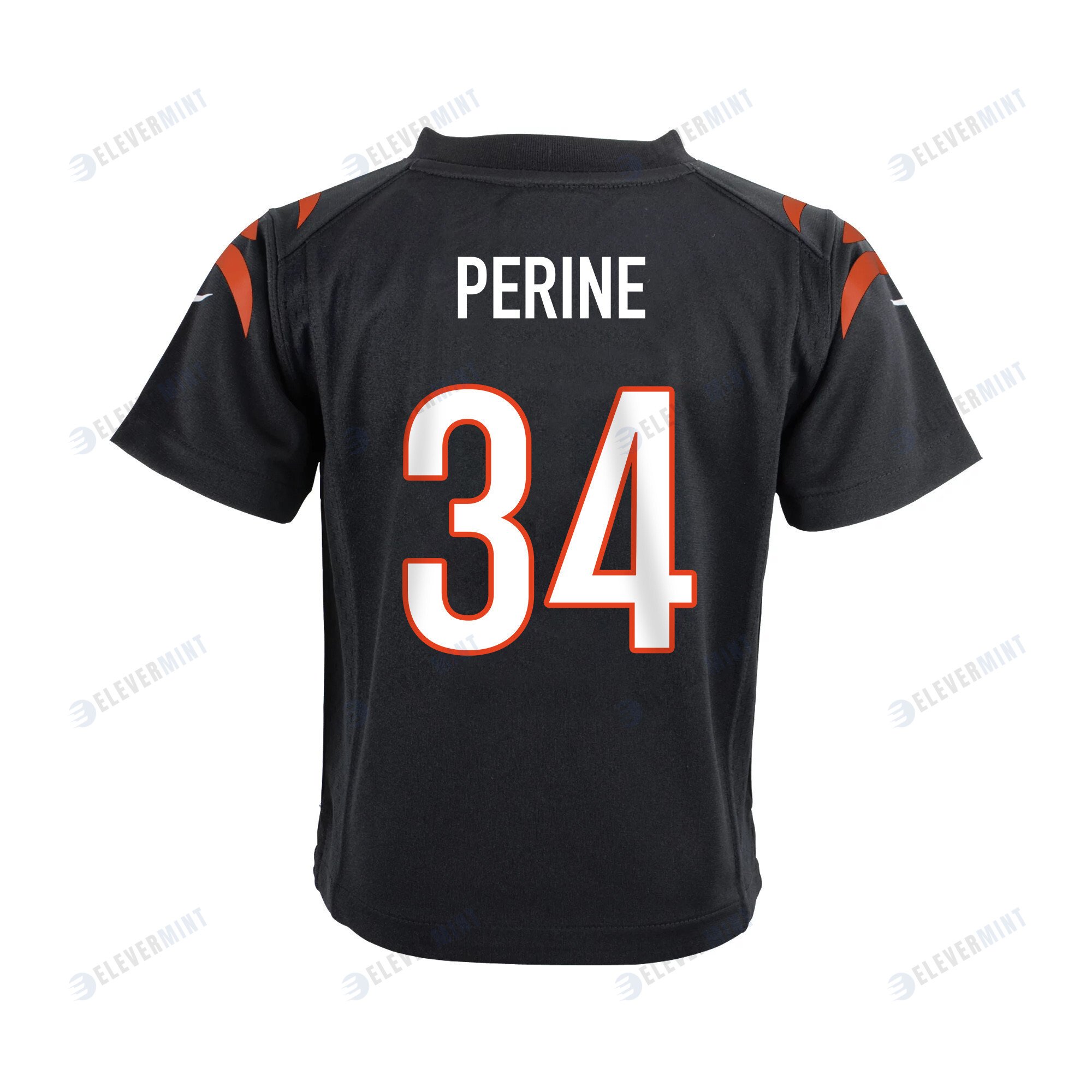 Samaje Perine 34 Cincinnati Bengals Super Bowl LVII Champions Youth Game Jersey - Black