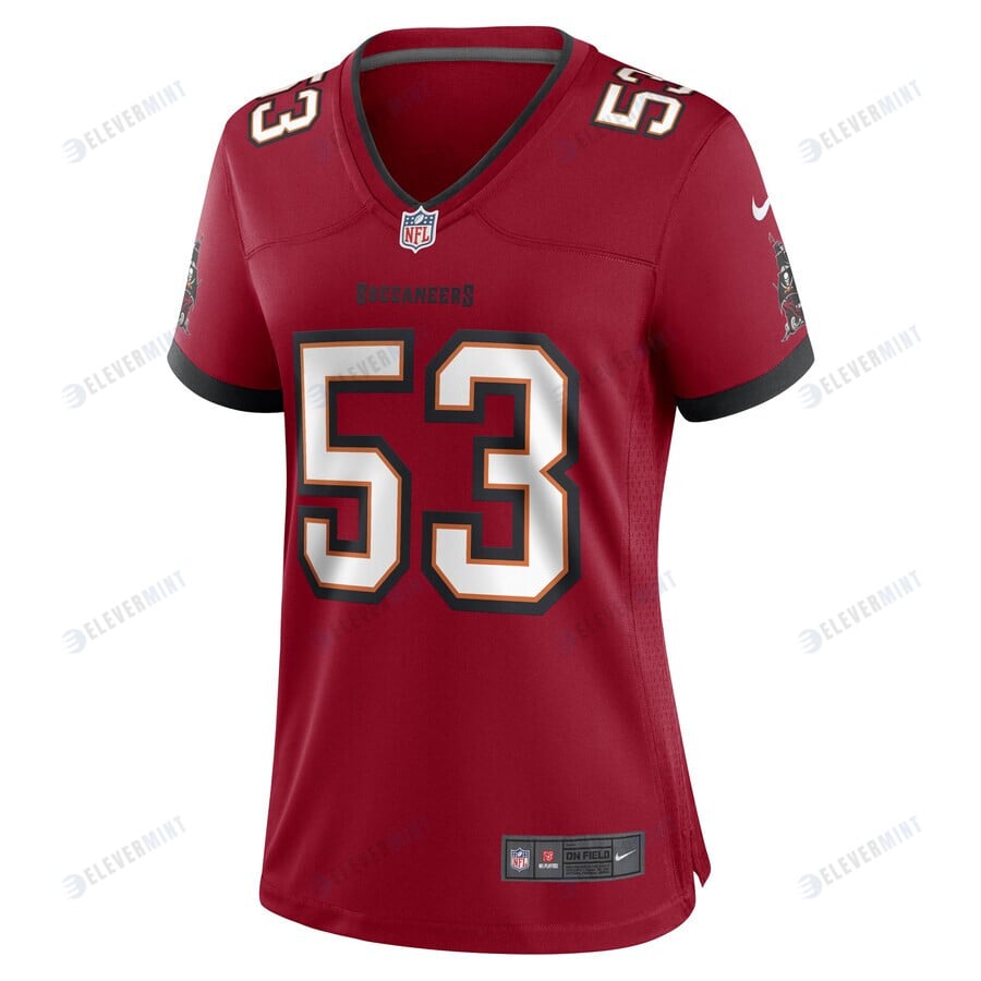 Olakunle Fatukasi Tampa Bay Buccaneers Women's Game Player Jersey - Red