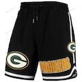Green Bay Packers Team Standard Core Shorts - Black