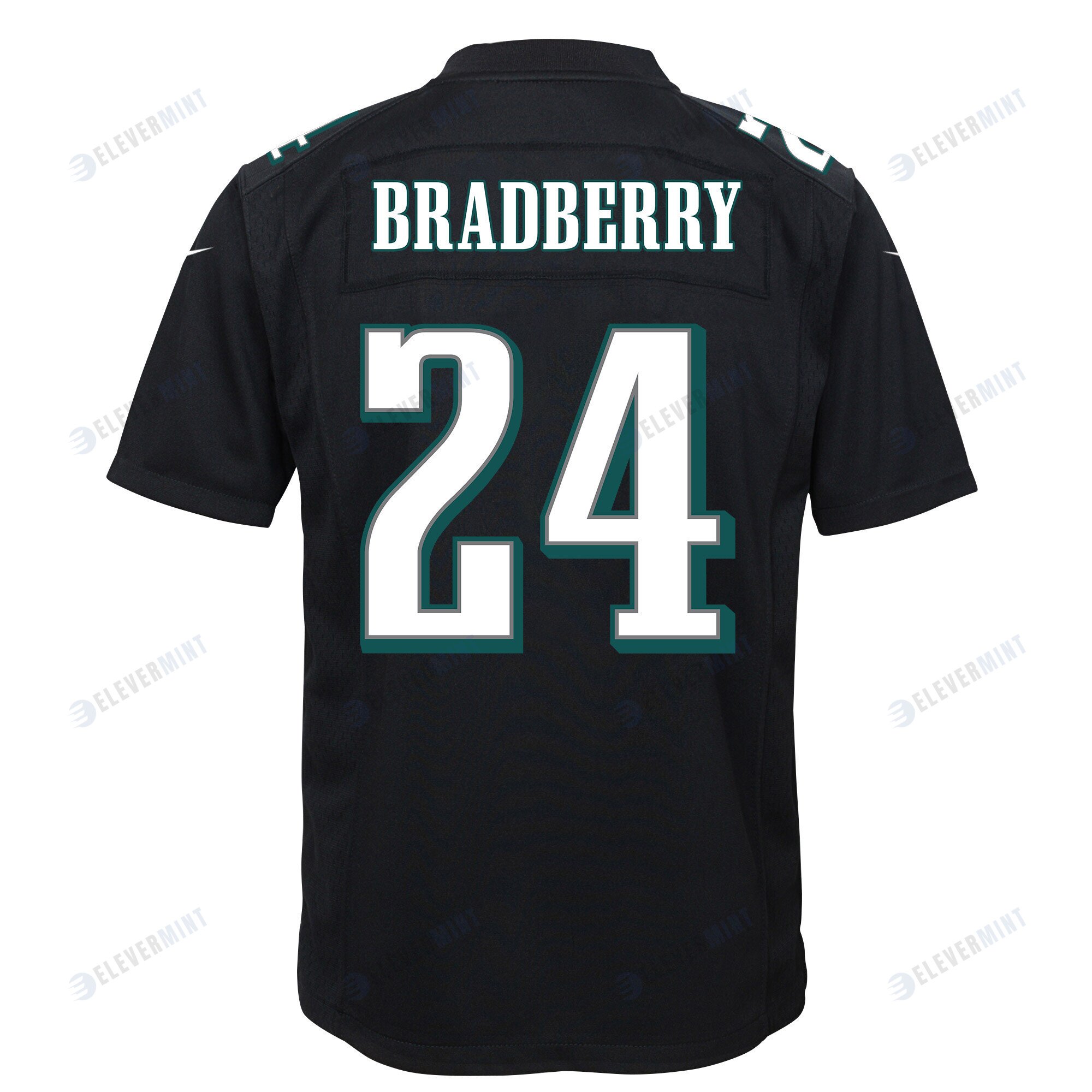 James Bradberry 24 Philadelphia Eagles Super Bowl LVII Champions 2 Stars Youth Game Jersey - Black