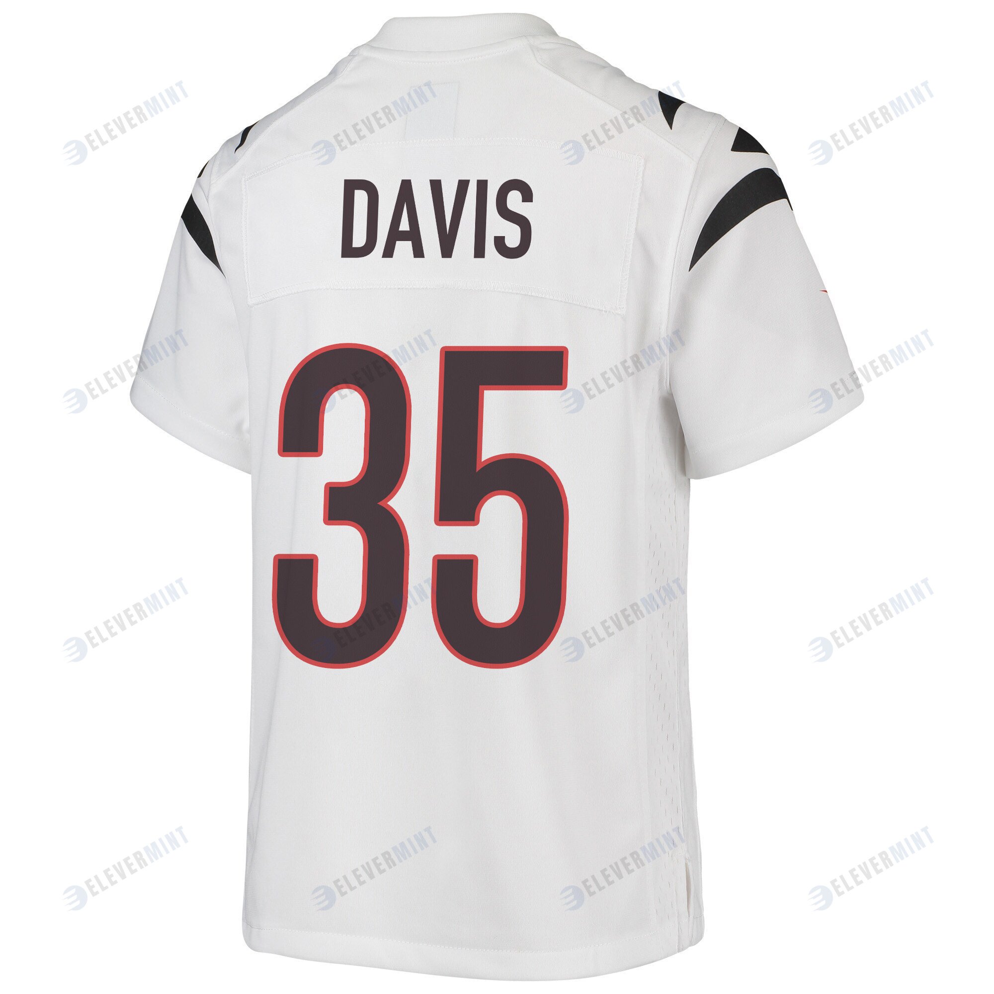 Jalen Davis 35 Cincinnati Bengals Super Bowl LVII Champions Youth Game Jersey - White