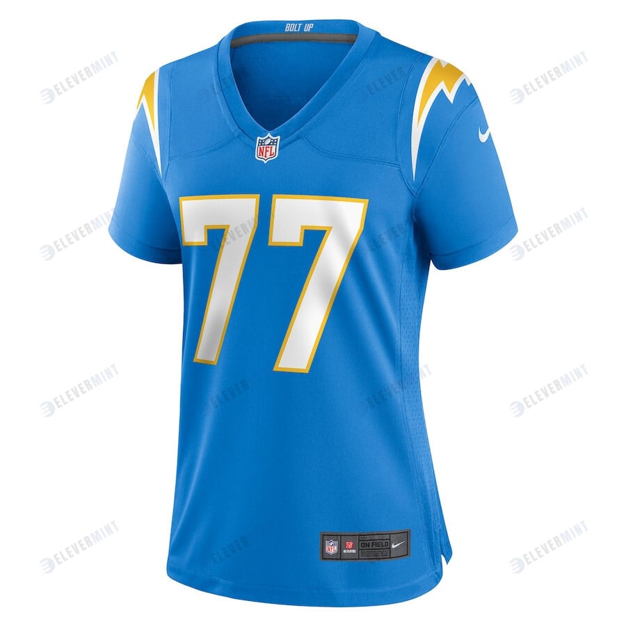 Zion Johnson Los Angeles Chargers Women's Player Game Jersey - Powder Blue