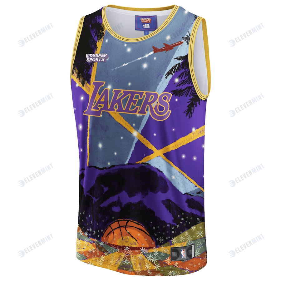 Los Angeles Lakers NBA & KidSuper Studios Unisex Hometown Jersey - Purple