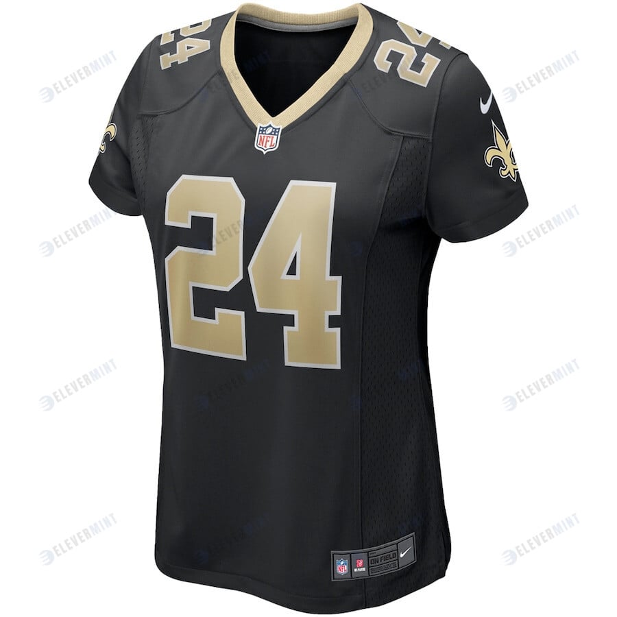 Dwayne Washington 24 New Orleans Saints Women's Game Jersey - Black