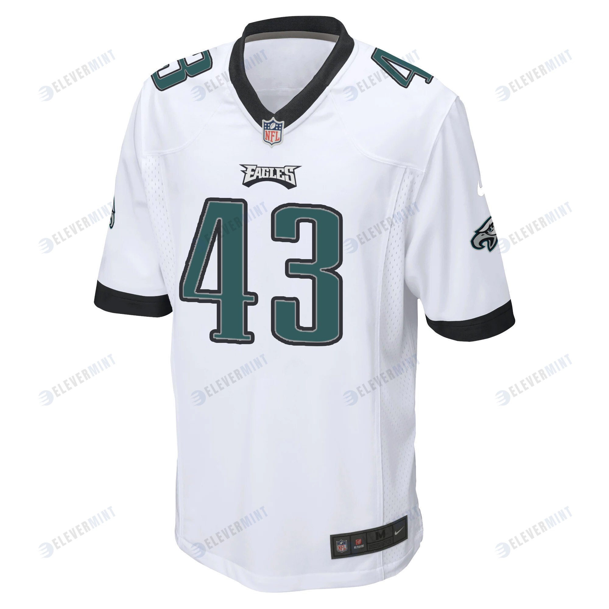 Philadelphia Eagles Haason Reddick 43 Game Jersey - White Jersey