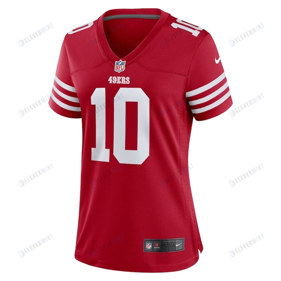 Zane Gonzalez San Francisco 49ers Women's Player Game Jersey - Scarlet