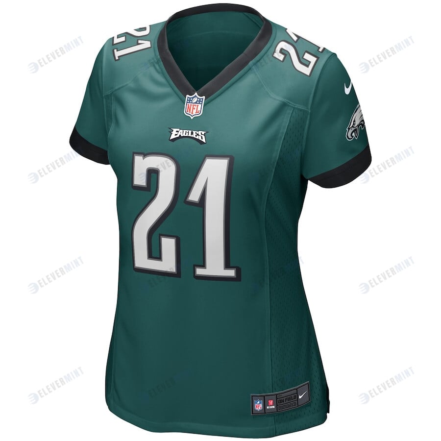 Eric Allen 21 Philadelphia Eagles Women's Game Retired Player Jersey - Midnight Green
