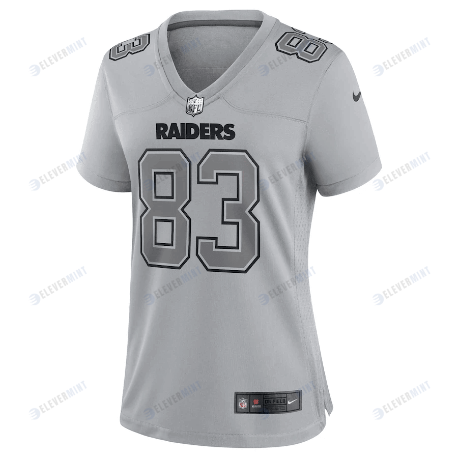 Darren Waller 83 Las Vegas Raiders Women's Atmosphere Fashion Game Jersey - Gray