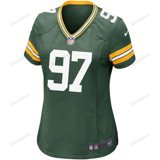 Kenny Clark 97 Green Bay Packers Women Home Game Jersey - Green