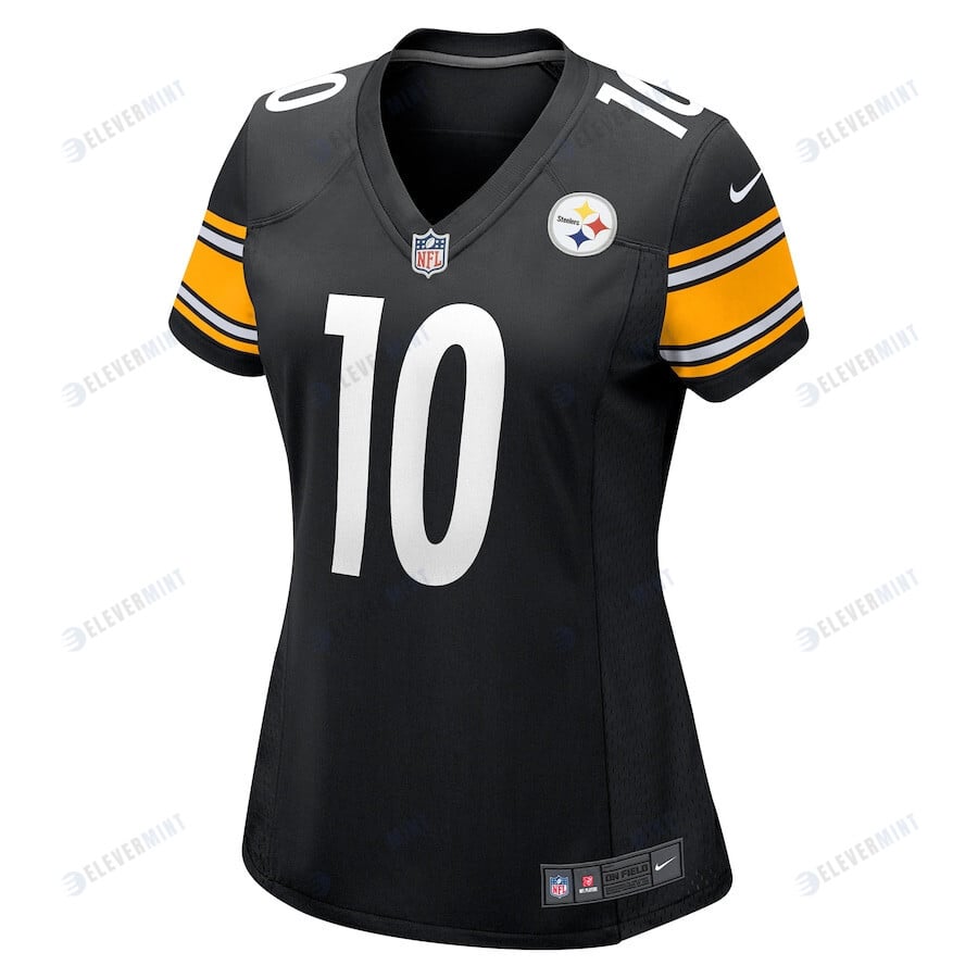 Mitchell Trubisky 10 Pittsburgh Steelers Women's Game Jersey - Black