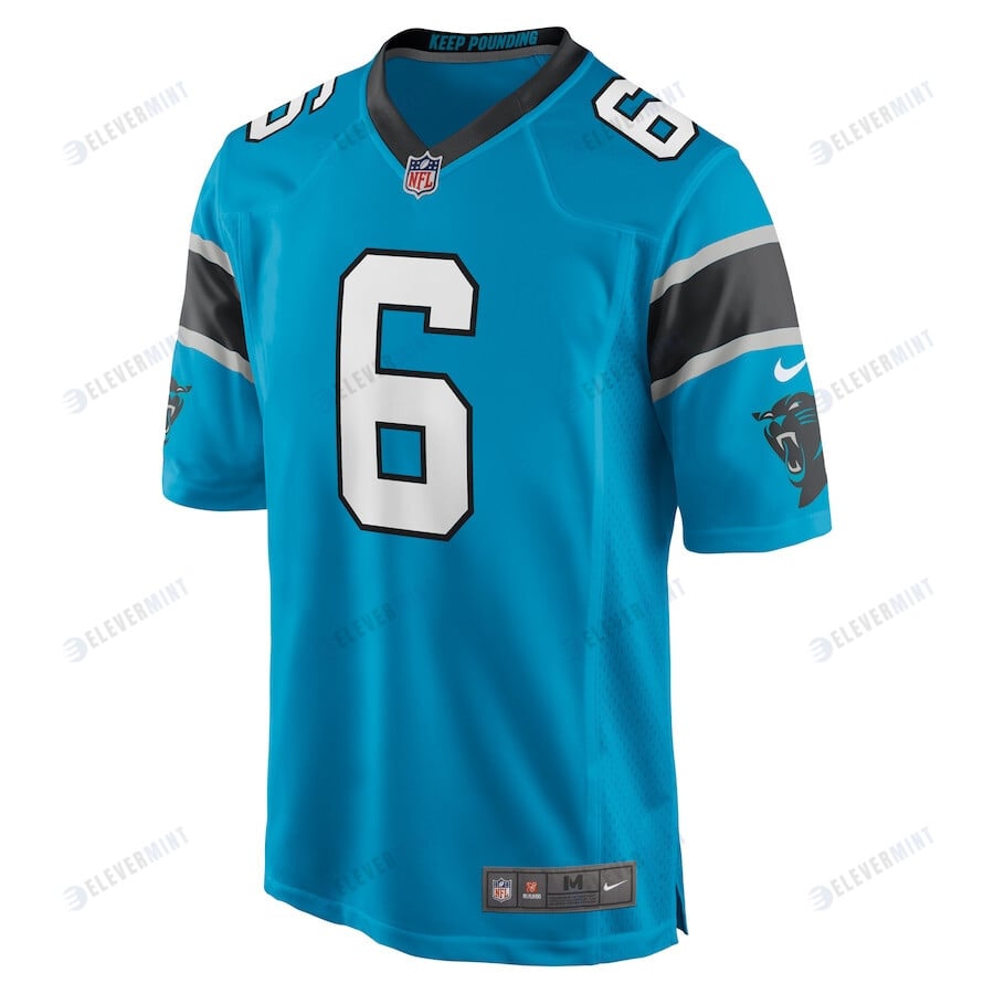 Baker Mayfield 6 Carolina Panthers Alternate Player Game Jersey - Blue