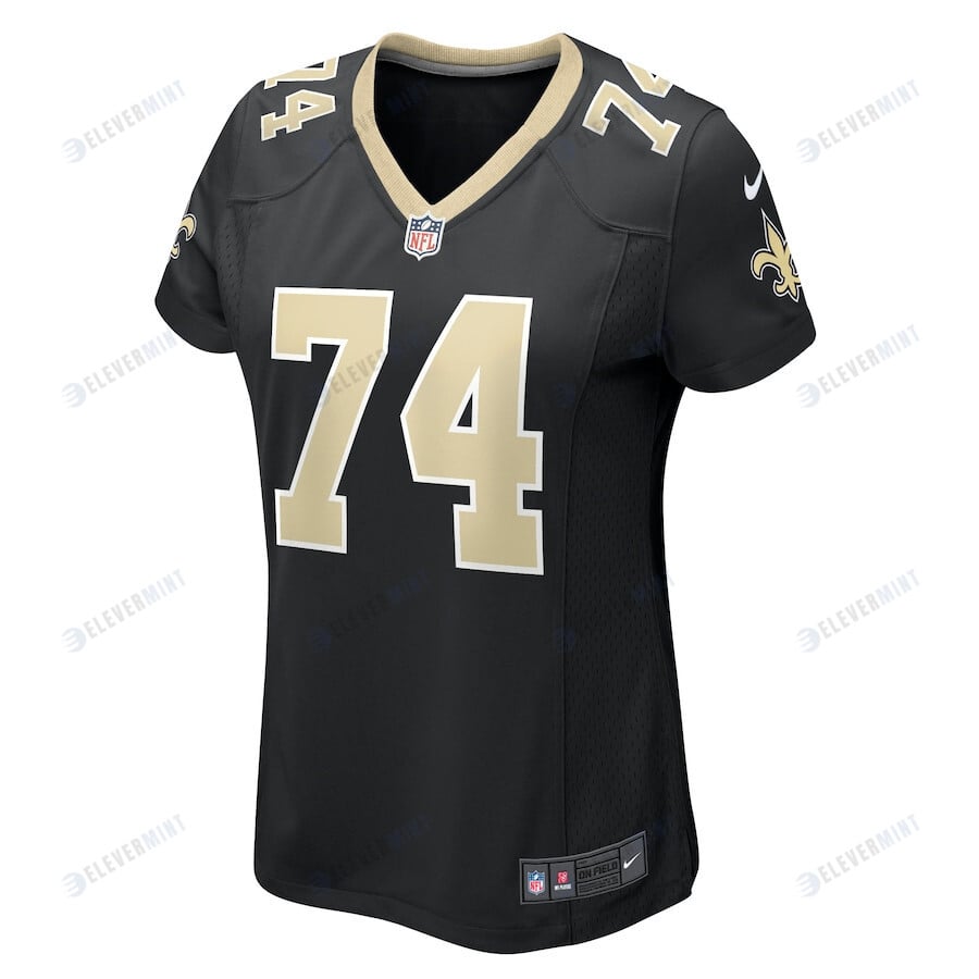 James Hurst 74 New Orleans Saints Women's Game Jersey - Black