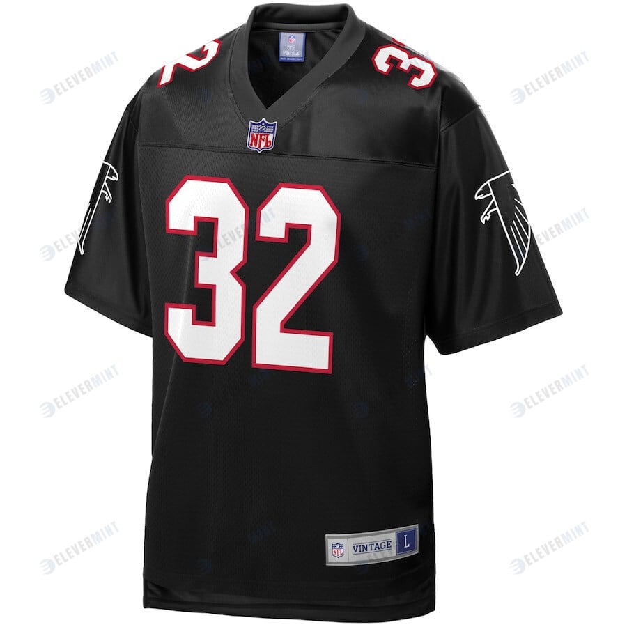 Jamal Anderson 32 Atlanta Falcons Pro Line Retired Player Jersey - Black