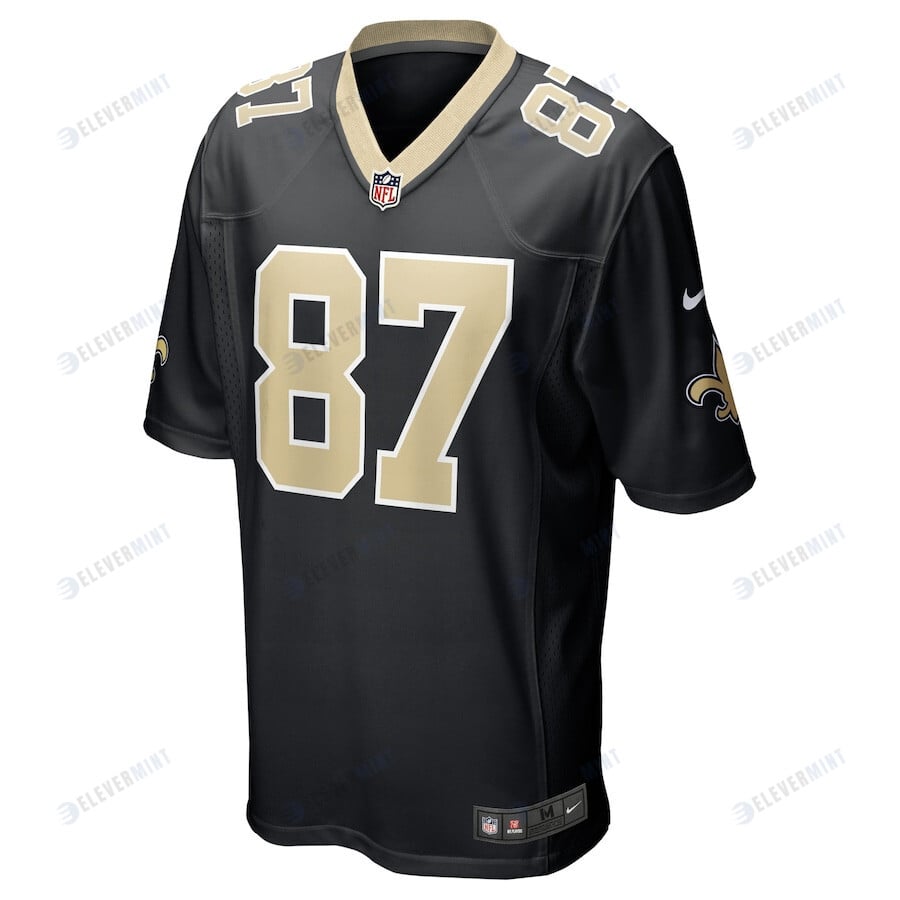 Lucas Krull New Orleans Saints Game Player Jersey - Black