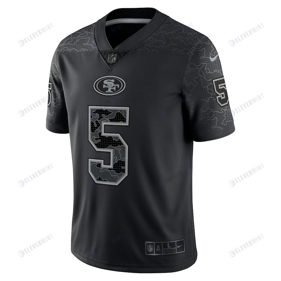 Trey Lance San Francisco 49ers RFLCTV Limited Jersey - Black