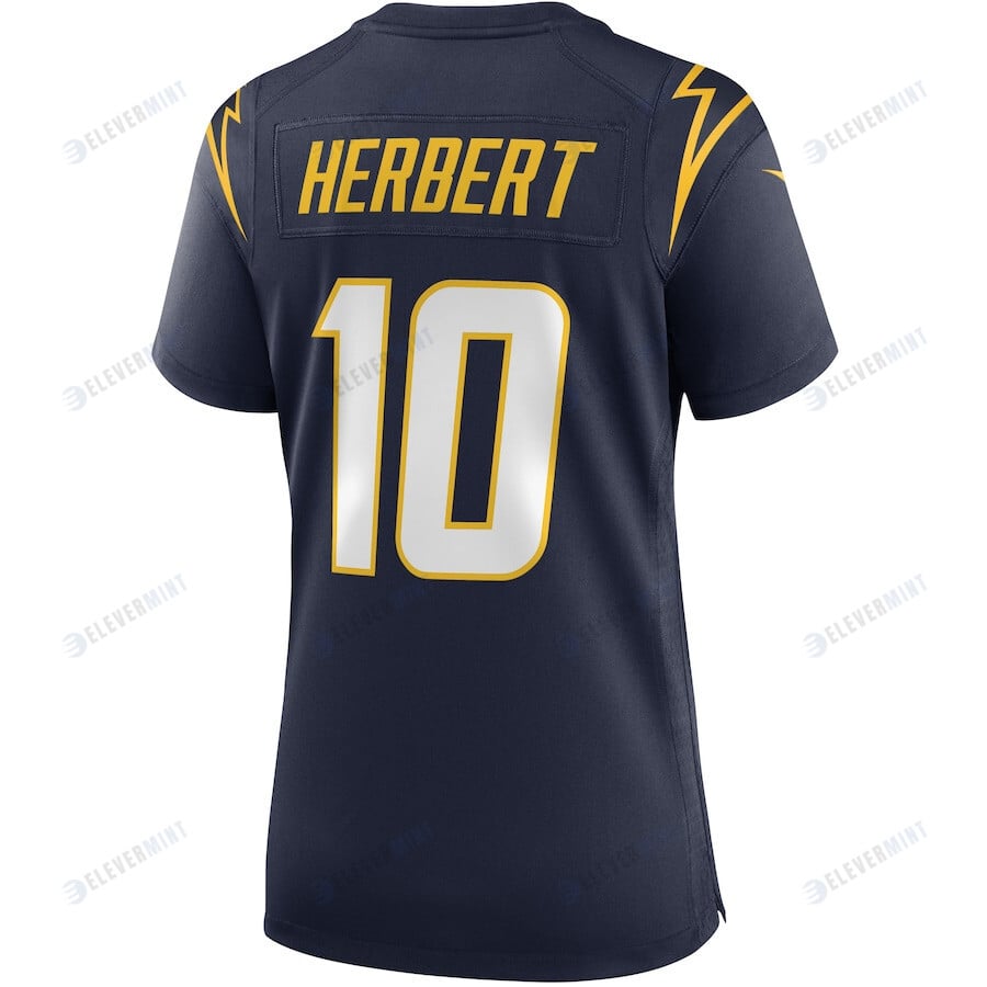 Justin Herbert 10 Los Angeles Chargers Women's Game Jersey - Navy