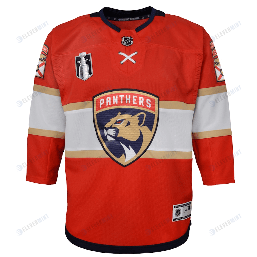 Florida Panthers Youth 2023 Stanley Cup Final Home Jersey - Red
