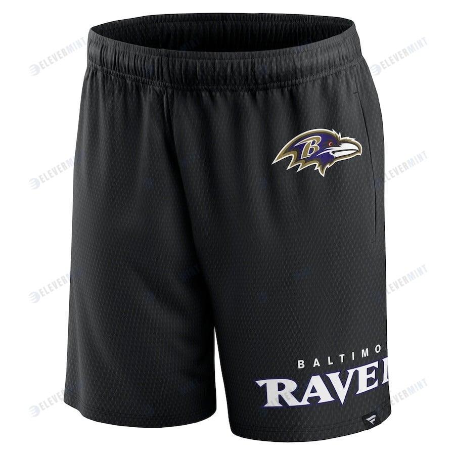 Baltimore Ravens Team Black Clincher Shorts - Men