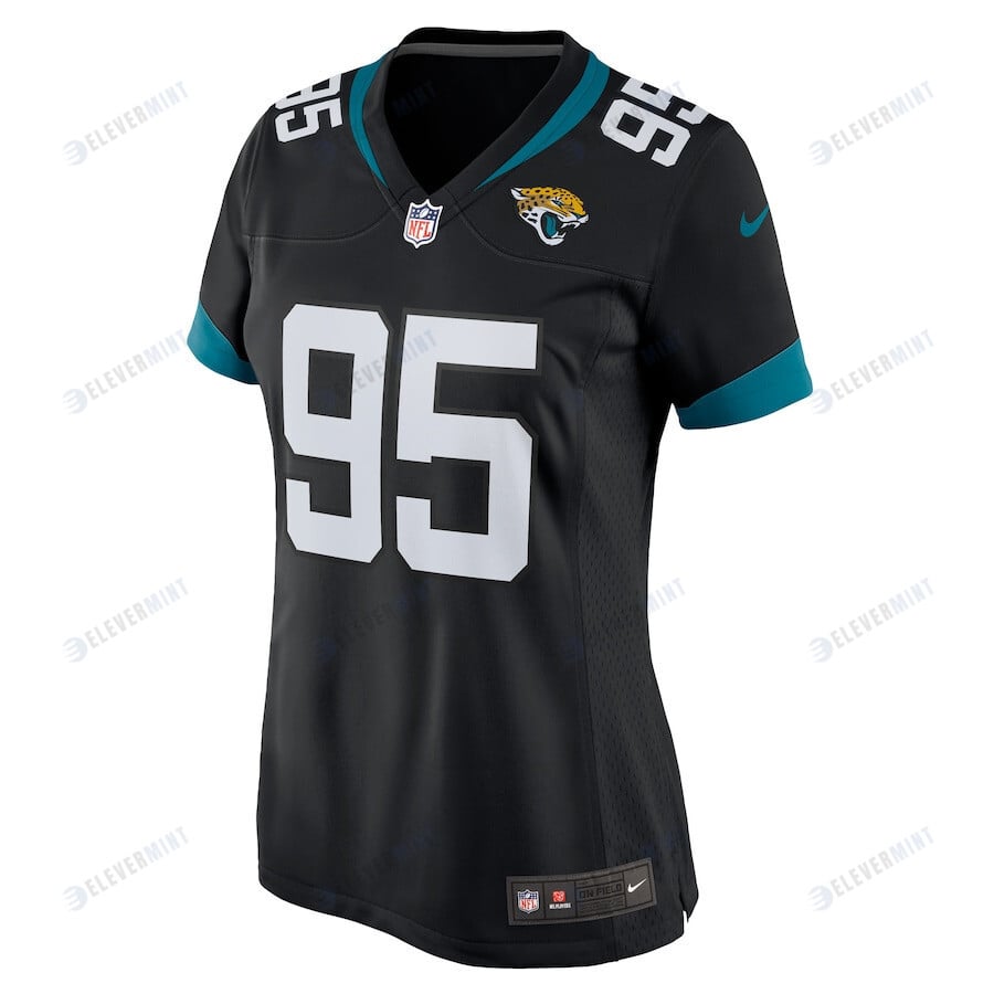 Roy Robertson-Harris 95 Jacksonville Jaguars Women's Game Jersey - Black