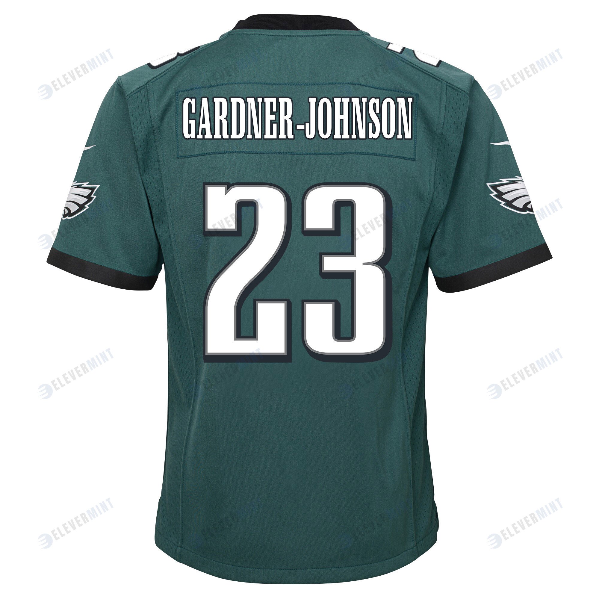 C.J. Gardner-Johnson 23 Philadelphia Eagles Super Bowl LVII Champions 2 Stars 2 Stars Youth Game Jersey - Black