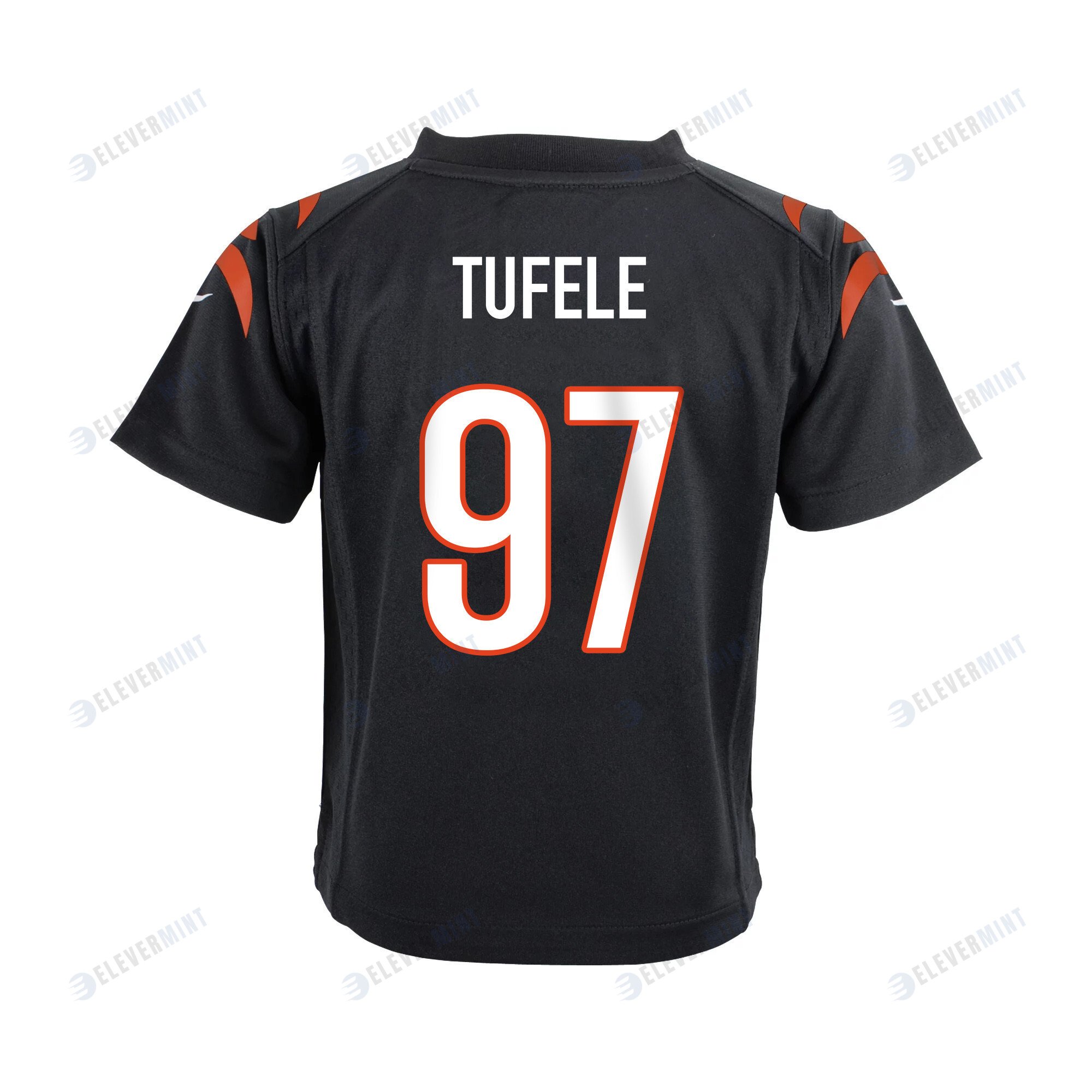 Jay Tufele 97 Cincinnati Bengals Super Bowl LVII Champions Youth Game Jersey - Black