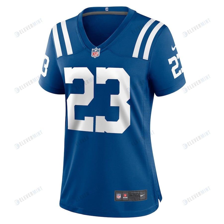 Darren Hall 23 Indianapolis Colts Women Team Game Jersey - Royal