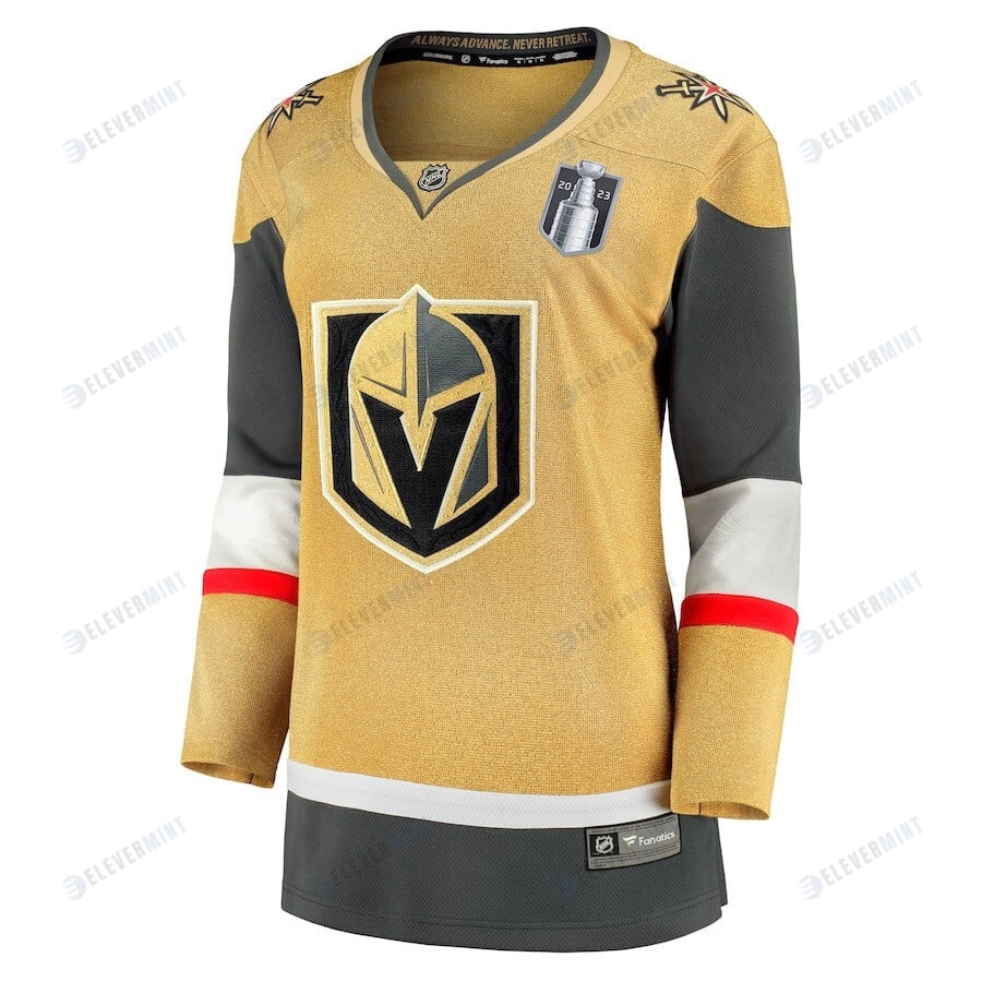 Vegas Golden Knights Women's 2023 Stanley Cup Final Home Breakaway Jersey - Gold
