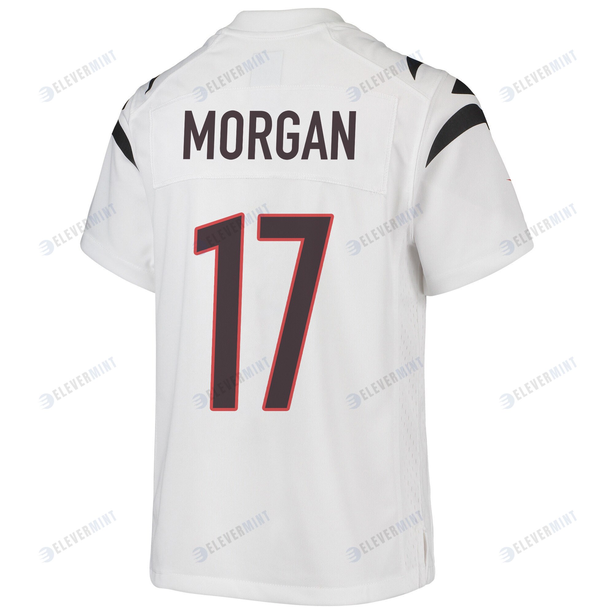Stanley Morgan 17 Cincinnati Bengals Super Bowl LVII Champions Youth Game Jersey - White