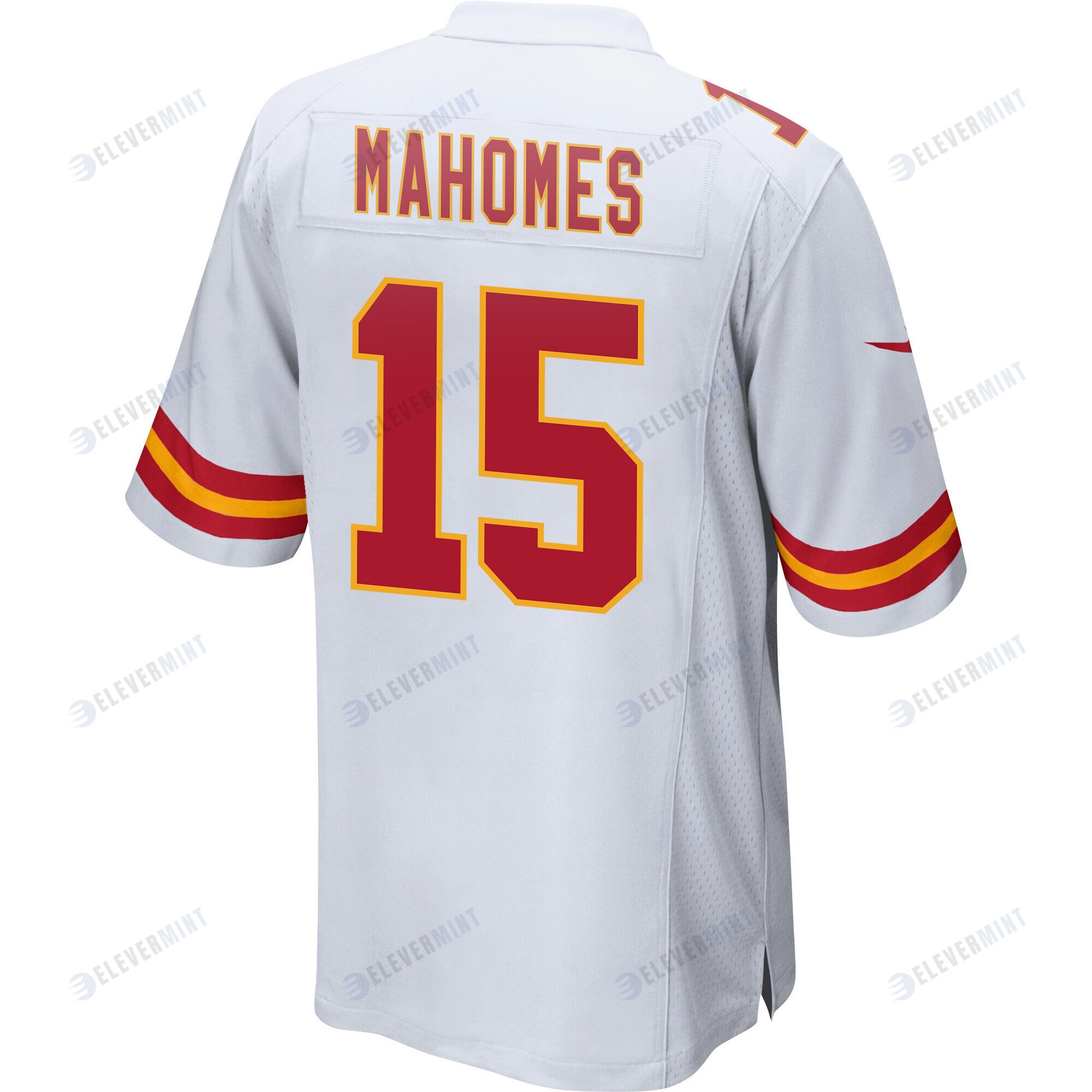 Patrick Mahomes 15 Kansas City Chiefs Super Bowl LVII Champions Men Game Jersey - White