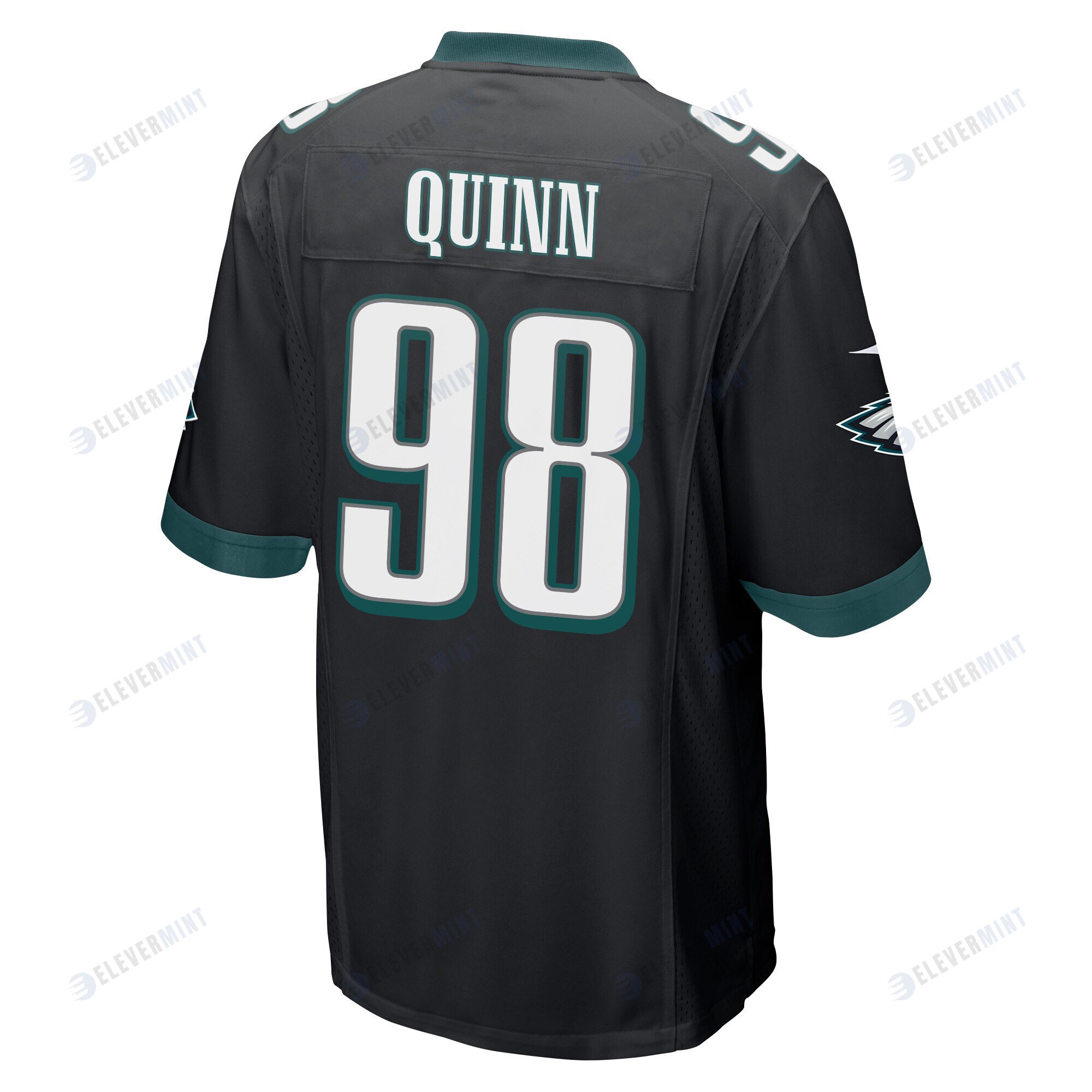 Robert Quinn 98 Philadelphia Eagles Super Bowl LVII Champions 2 Stars Men Game Jersey - Black