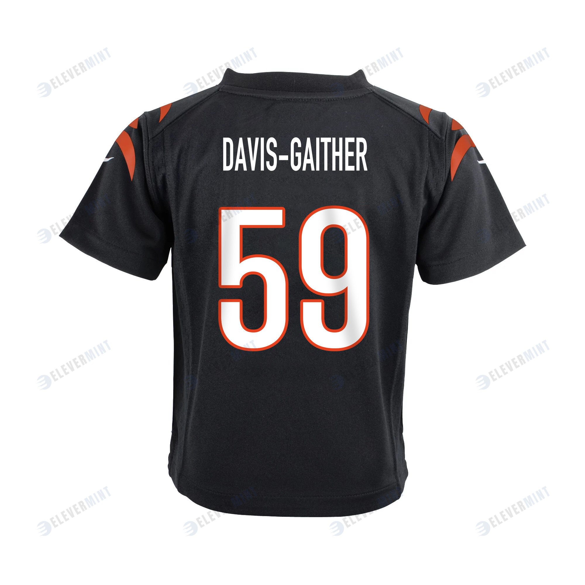 Akeem Davis-Gaither 59 Cincinnati Bengals Super Bowl LVII Champions Youth Game Jersey - Black