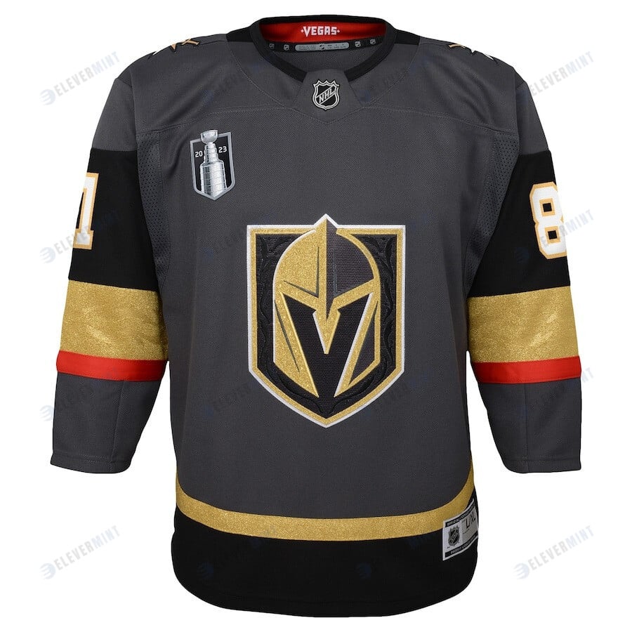 Jonathan Marchessault 81 Vegas Golden Knights Youth 2023 Stanley Cup Final Alternate Jersey - Black