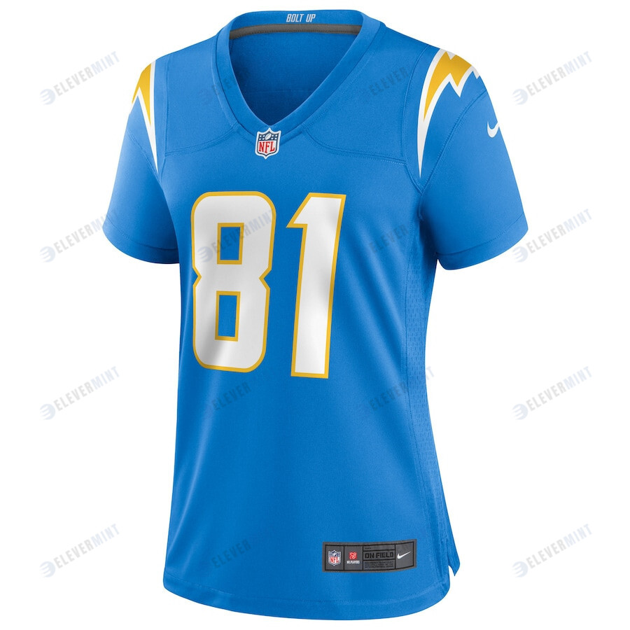 Mike Williams 81 Los Angeles Chargers Women's Game Jersey - Powder Blue
