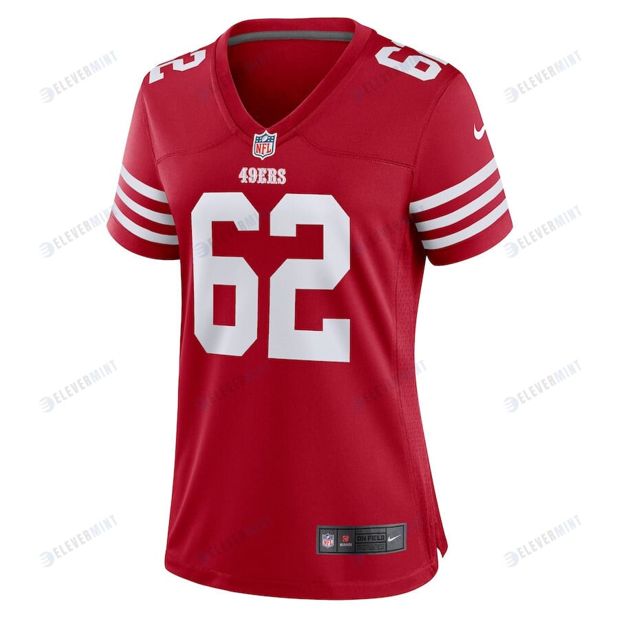 Jason Poe San Francisco 49ers Women's Game Player Jersey - Scarlet