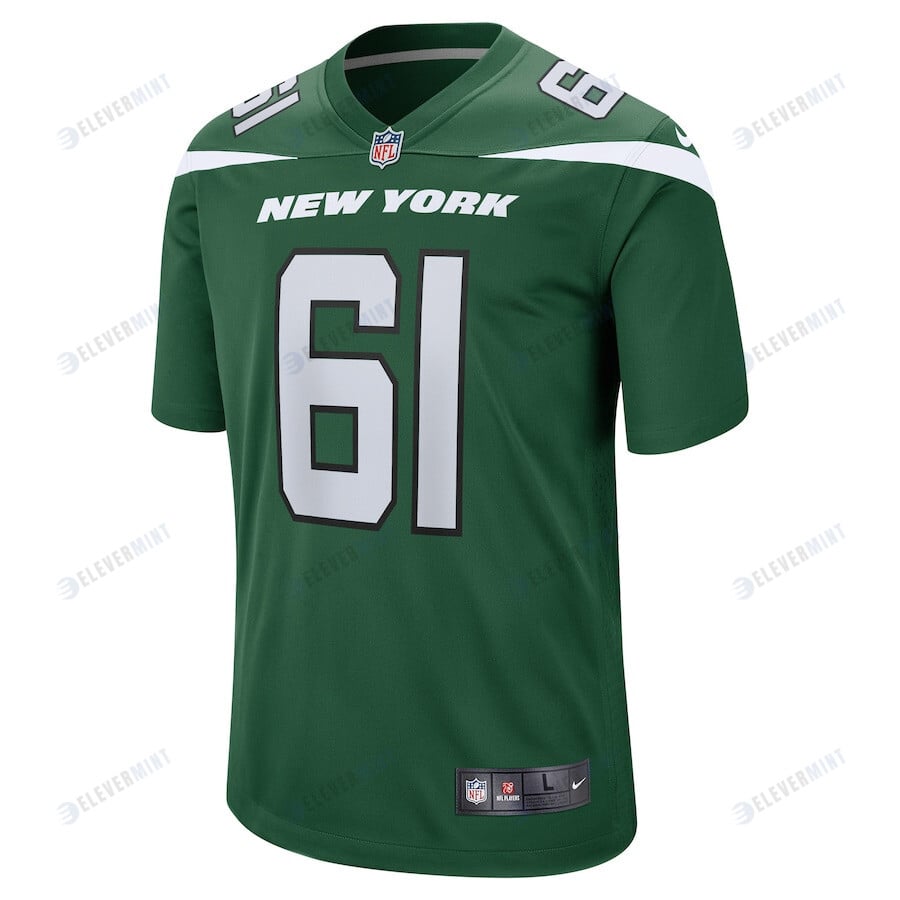 Max Mitchell New York Jets Game Player Jersey - Gotham Green