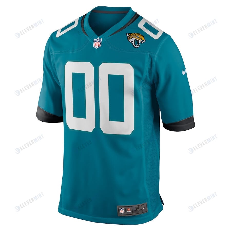 Jacksonville Jaguars Custom Men Alternate Jersey - Teal