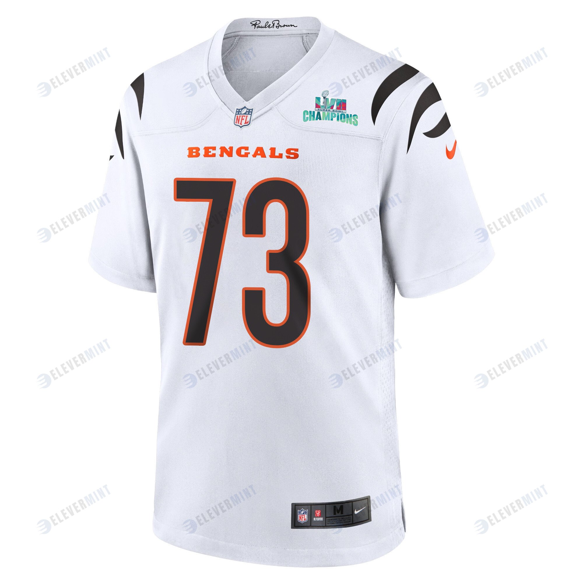 Jonah Williams 73 Cincinnati Bengals Super Bowl LVII Champions Men Game Jersey - White