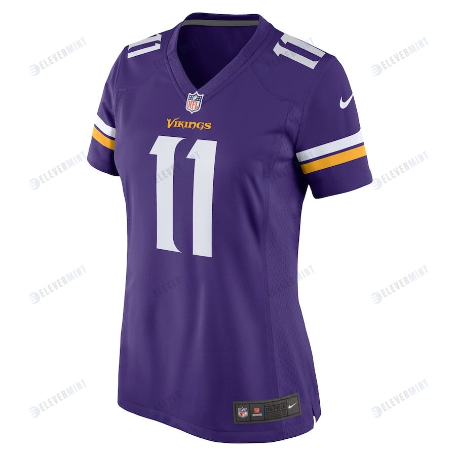 David Blough 11 Minnesota Vikings Women's Home Game Player Jersey - Purple