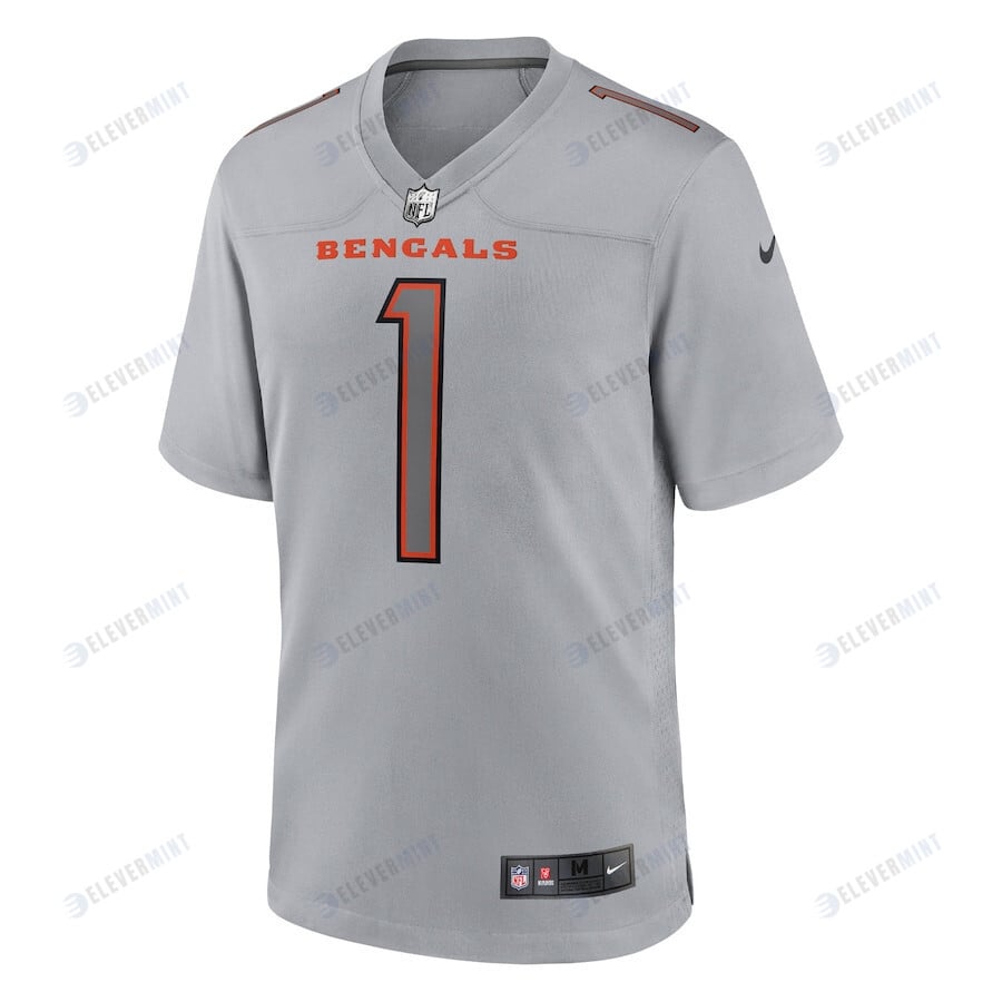 Ja'Marr Chase Cincinnati Bengals Atmosphere Fashion Game Jersey - Gray