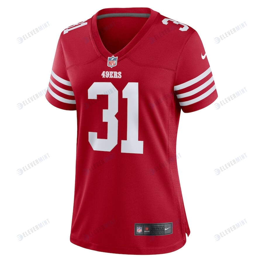 Tashaun Gipson Sr. 31 San Francisco 49ers Women's Home Game Player Jersey - Scarlet