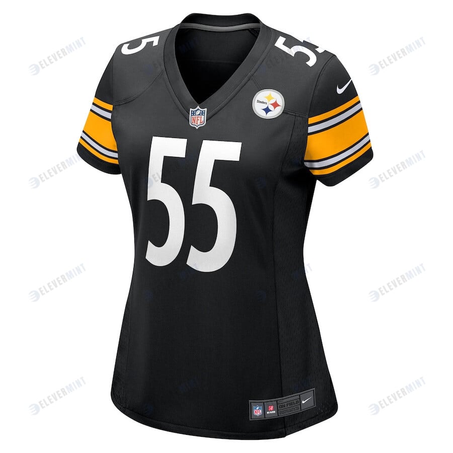 Cole Holcomb 55 Pittsburgh Steelers Women's Game Jersey - Black