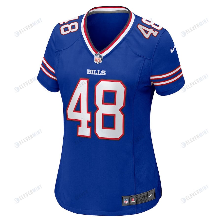 Joel Wilson 43 Buffalo Bills Women's Team Game Jersey - Royal