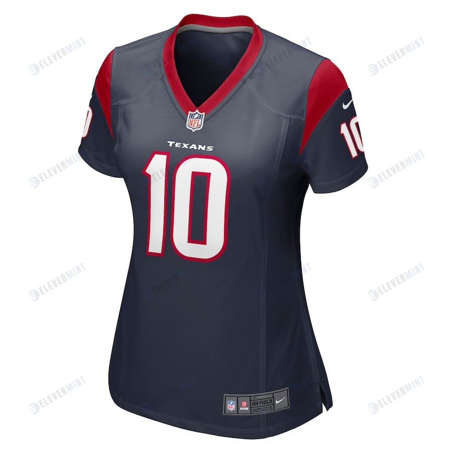 Davis Mills 10 Houston Texans Women's Game Jersey - Navy
