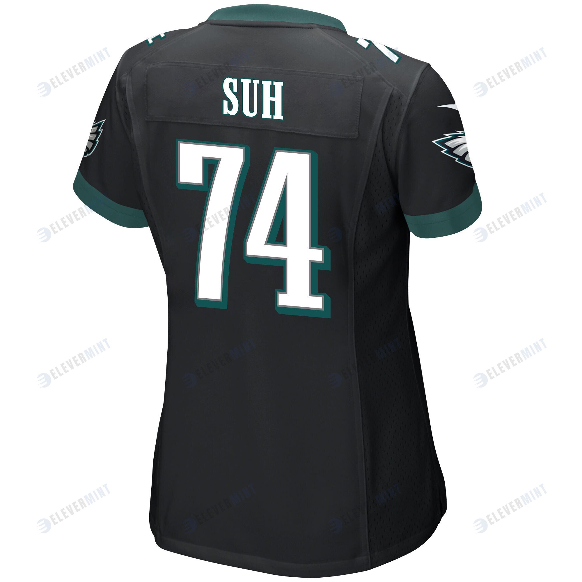 Ndamukong Suh 74 Philadelphia Eagles Super Bowl LVII Champions Women Game Jersey - Black